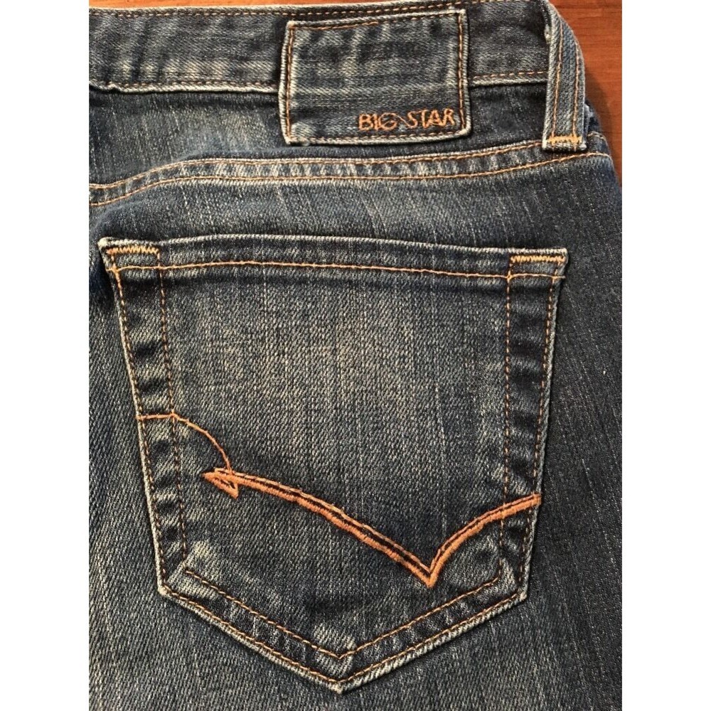 Big Star Women's Jeans Evan Skinny Cropped Distressed Jeans Size 26 X 21